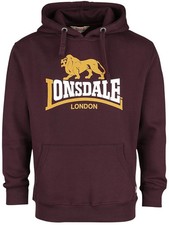 Lonsdale London Kapuzenpullover Herren Thurning bordeaux