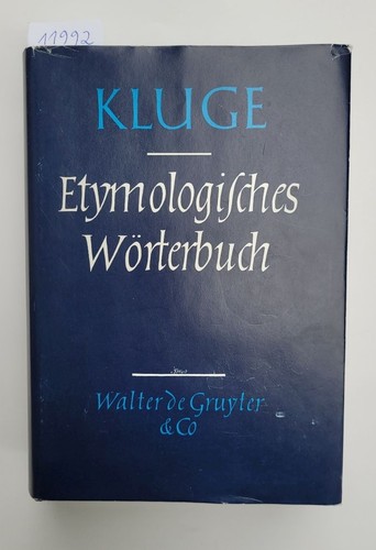 Etymologisches wörterbuch der - etymologisches,