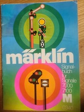 Märklin HO - Signalbuch 7000 - 7100 Deutscher Katalog 0340 Anleitung Signale