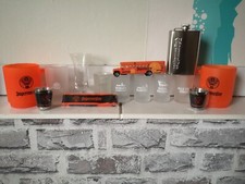 Jägermeister Konvolut 14 Teile, Shots Gläser, Flachmann, Keyholder, Bus, Tasse