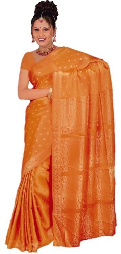 Orange bollywood karneval sari - karneval,