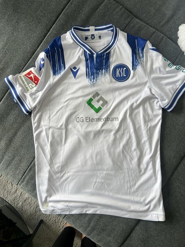 Matchworn trikot karlsruher - karlsruher, sc