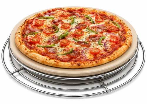 Keramik pizzastein draht - 10", &