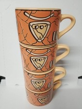 4 Vintage Kaffeetassen