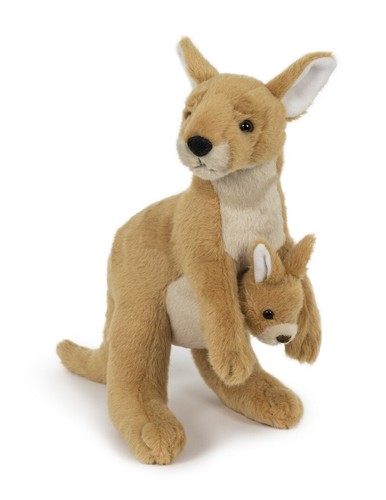 Känguru mit baby stofftier - mit,