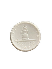 Porzellan Medaille Münze Meissen RR - LR 104 1914 1918 Ehret die Toten
