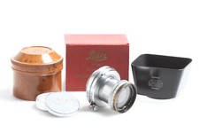 Leica Leitz Summar 2/50 Black Rim Lens Screw Mount M39 Set