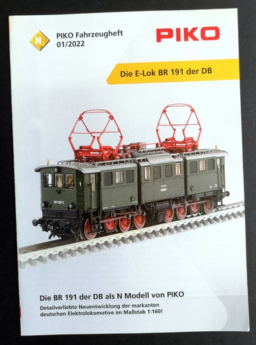 Piko faltblatt die - "die, e-lok