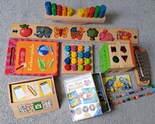 tipp drauf LÜK Farbenspiele ♡ Lernspiele Kleinkind Holz Montessori Waldorf TOP