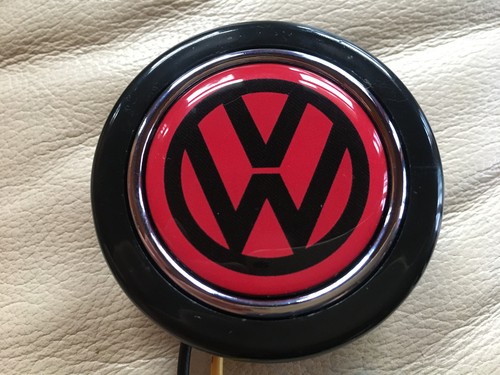 Hupenknopf volkswagen rot - hupenknopf,