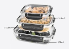 Frischhaltedosen-Set Nora Grau