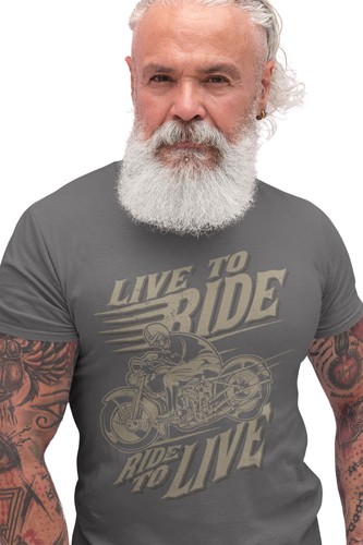 Biker shirt live ride - to,