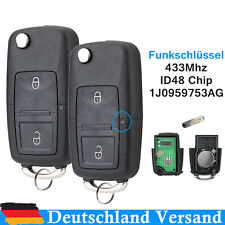 2 Funk Schlüssel ID48 433MHz