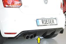 Rieger Diffusor für VW Polo 6R GTI 05.10-01.14 Heckansatz schwarzglanz Spoiler