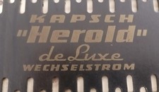 Röhrenradio Rückwand Kapsch