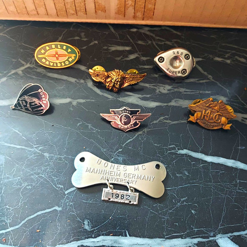 Seltenes vintage biker pin - seltenes,