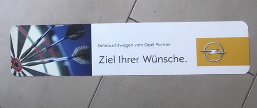 Opel kennzeichen werbung - x,