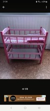 *HAWA * Puppenbett Etagenbett  Holz  Rosa-Pink Neuwertig 