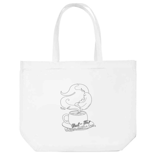 Einkaufstasche spooky ghost - einkaufstasche,