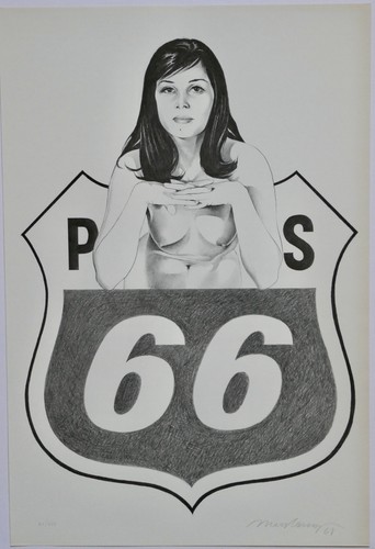 Mel ramos lithographie 1968 - ramos,,