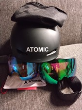 Atomic REVENT Black Gr. L + Atomic REDSTER HD BLACK +Wechselglas