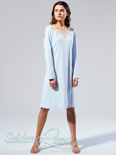 Baumwolle langarm nachtkleid - langarm,