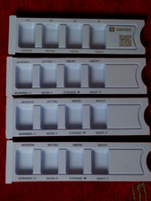 4 Stück Tablettenbox, Pillenbox für 1 Tag