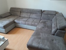 Wohnlandschaft Sofa Grau