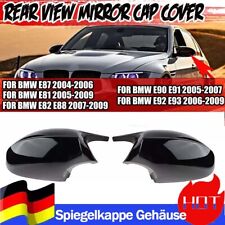 2X M3 Stil Spiegelkappe Gehäuse Glän Schwarz Für BMW E90 E91 E92 E93 PRE-LCI E81