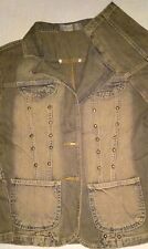 Nieten Jeansjacke tailliert