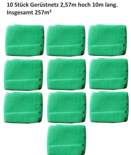 Gerüstnetze 57m x 10m - 2,57m,