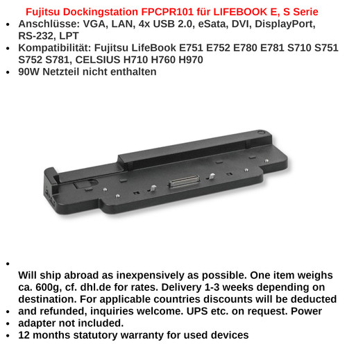 Fujitsu dockingstation - fujitsu,