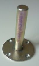 Ankerplatte Bodenflansch Rohrflansch - 158mm Höhe, 95mm Durchmesser, 25mm Rundst