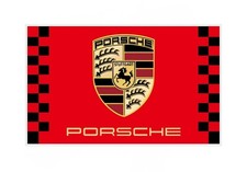Porsche Wandteppich Flagge