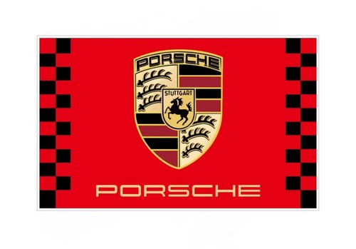 Porsche wandteppich flagge - wandteppich,