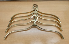 5x Kleiderbügel Messing