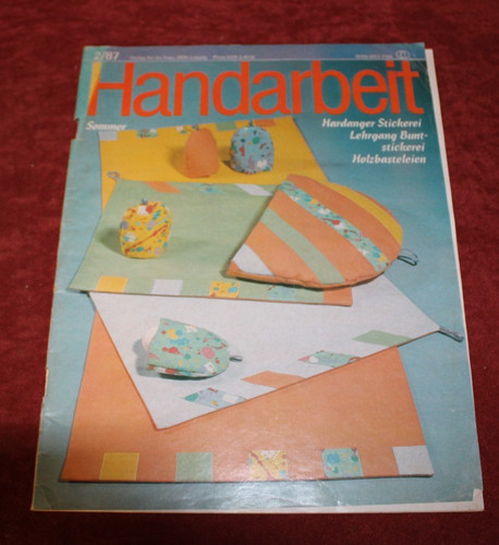Zeitschrift handarbeit 2 87 - ,