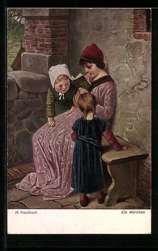 Künstler hermann kaulbach - künstler-ak,
