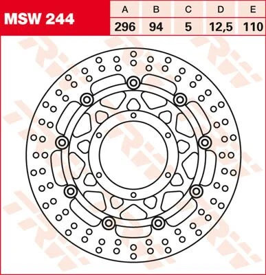 Trw bremsscheibe schwimmend - trw,