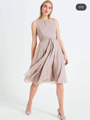 Women phase eight dress - eight, beige