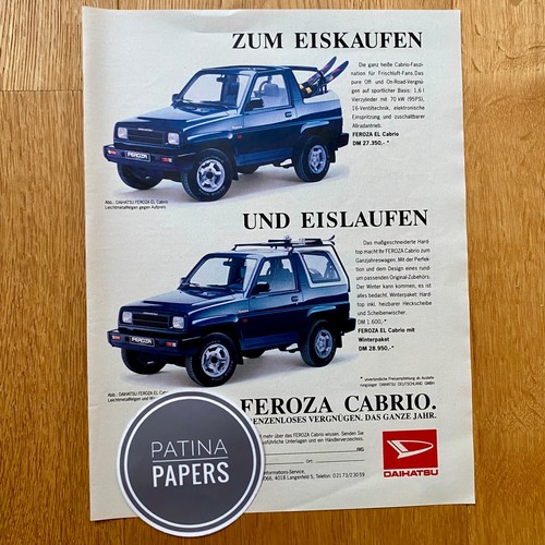 1991 daihatsu feroza cabrio - 1991,
