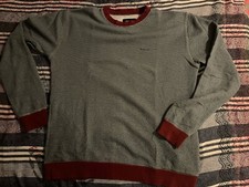 Brixton Sweatshirt Gr.M Grau gestreift