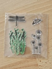 Silikonstempel Blüten/Gräser/Insekten