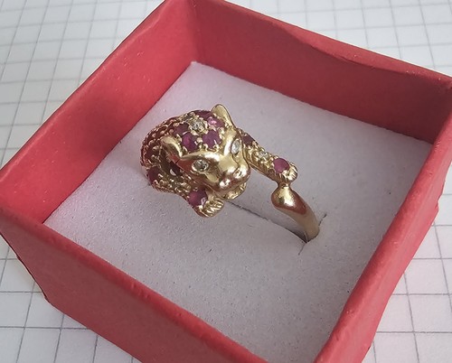 Ring pantherring mit - ring,