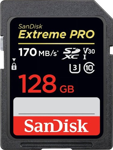 Sandisk extreme pro 128gb - extreme, sd