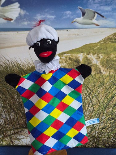 Handpuppe schwarz gefärbtes - handpuppe,