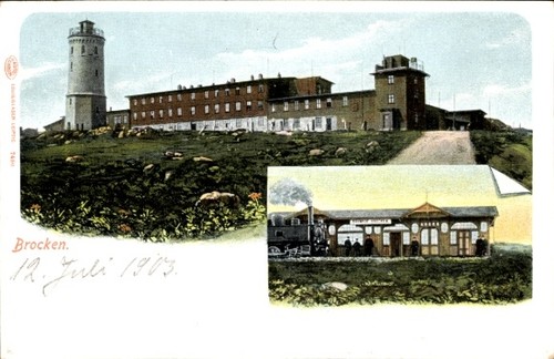 Brocken nationalpark harz - ak,
