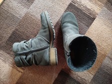 Rieker Stiefeletten Winterstiefel Damen Gr. 37 Grau