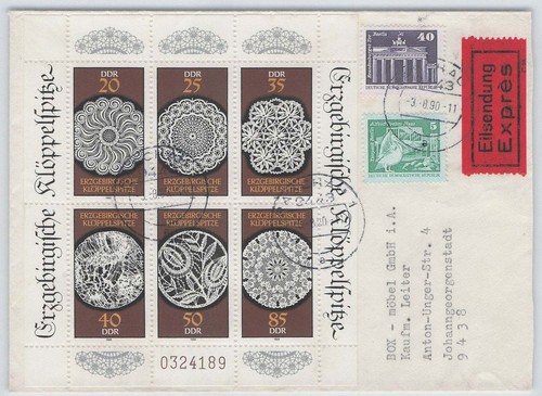 Ddr 3215 3220 kleinbogen - ddr, nr.