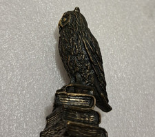 Messing Deko Tier Figuren Eule Stier Bronze Löwe Katze Skulptur Papagei Kristall